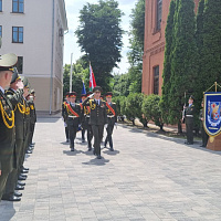 На военном факультете в БГУ состоялся очередной выпуск офицеров