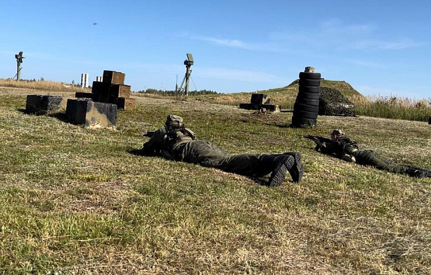 С военнослужащими 377 зрп прошли занятия по тактической подготовке