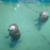 Занятия по легководолазной подготовке