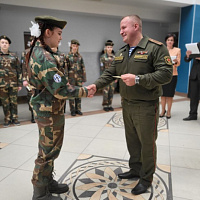 Открытие военно-патриотического клуба «Доблесть»