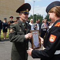 В Минском областном кадетском училище в торжественной обстановке прошел 14-й выпуск кадетов