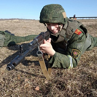 Минские суворовцы в гостях у десантников