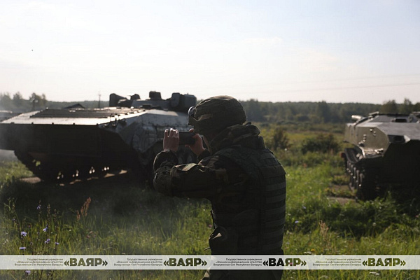 Под Витебском продолжается тактико-специальное учение «Военкор-2023»