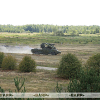 Боевая стрельба на учебном полигоне ВВС и войск ПВО