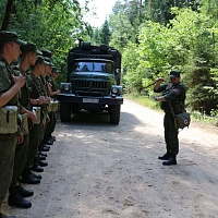 Связисты совершили 50-километровый марш