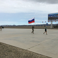 Праздничный салют в честь открытия АрМИ