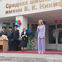 Военнослужащие провели урок мужества для школьников