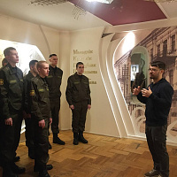 Военнослужащие 361 боо (ЦОВУ) посетили Литературный музей Максима Богдановича