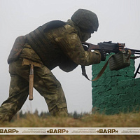 Занятия по боевой подготовке с курсантами Военной академии