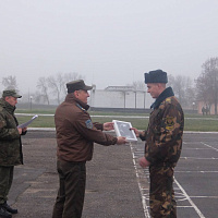 Чествование военнослужащих, увольняемых в запас