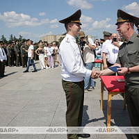 Выпуск лейтенантов военно-медицинского института в БГМУ