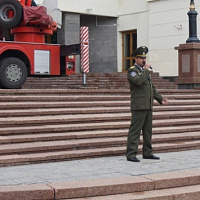 В Витебске состоялось торжественное поднятие Государственного флага Республики Беларусь
