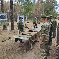 Курсанты выполнили упражнение начальных стрельб