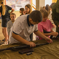 В 74 опс продолжает работу военно-патриотический лагерь 