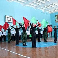 В рамках военно-патриотического воспитания