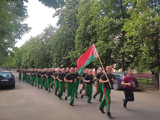 Марш-бросок гвардейцев