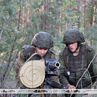 C военнослужащими Вооружённых Сил проходят плановые занятия по боевой подготовке