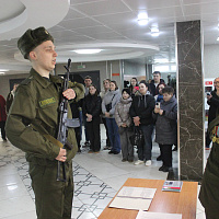 Торжественная церемония принятия Военной присяги новым пополнением прошла в 30 ождбр