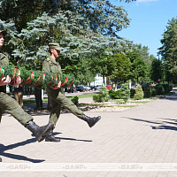 Открытие военизированных сборов центра патриотического воспитания молодежи «Вектор» и лагеря «Защитник Отечества»