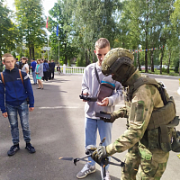 Открытие военно-патриотического клуба «Пламя»