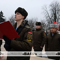 Новобранцы в составе ССО приняли присягу в Бобруйске
