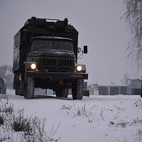 Занятие по вождению боевых и специальных машин в 48 об РЭБ