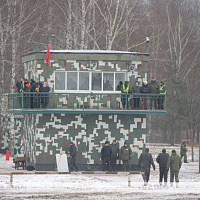 Упражнение контрольных стрельб штатным артиллерийским выстрелом из вооружения танка Т‑72Б