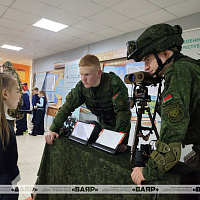 В средней школе № 93 города Минска прошла военно-патриотическая  акция «Готовы Родине служить»