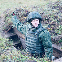 Занятия по огневой подготовке с новым пополнением 36 дмостбр