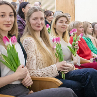 В Тыле Вооружённых Сил прошло торжественное мероприятие, посвящённое празднованию Дня женщин