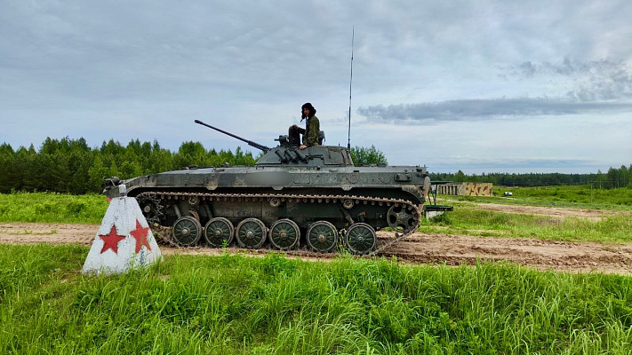 Практическая часть государственного экзамена с курсантами общевойскового факультета Военной академии