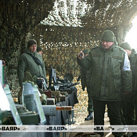 На полигоне 19 омбр проходит сбор по боевой подготовке