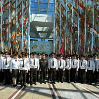 Торжественное вручение дипломов выпускникам военно-медицинского института в БГМУ