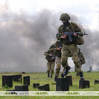 Комплексное контрольное занятие с военнослужащими нового пополнения