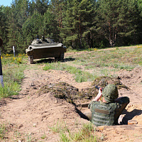 Комплексные контрольные занятия с военнослужащими 11 омбр