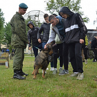 Открытие спортивно-патриотического лагеря на базе 38 одшбр