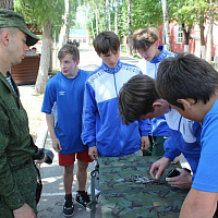 Областной этап военно-патриотической игры «Зарница» на базе 103 овдбр