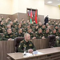 Военную академию Беларуси посетила иностранная делегация Китайской Народной Республики