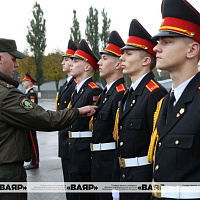 Открытие X Республиканского смотра-конкурса по строевой подготовке среди учащихся кадетских училищ, специализированных лицеев и МСВУ