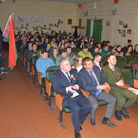 Участники творческого патриотического марафона «Цветы Великой Победы» посетили агрогородок Хотыничи