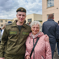 Церемония принятия Военной присяги в Жодино