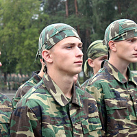 Открытие смен военно-патриотических лагерей «Гвардейцы» и «Призывник»