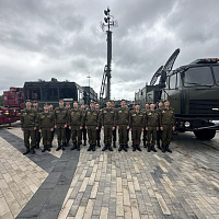 Военнослужащие 120 омбр посетили экспозицию «Дорога к Победе»