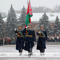 Церемония принятия присяги в Брестской крепости