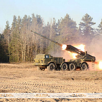 Тактическое учение с боевой стрельбой тяжелого гаубичного артиллерийского дивизиона 231 абр