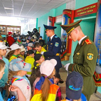 Минскую военную комендатуру посетили учащиеся средней школы №197 г. Минска