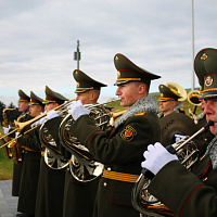 В Минской военной комендатуре состоялось чествование военнослужащих
