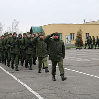 Военнослужащие нового пополнения готовятся к принятию Военной присяги