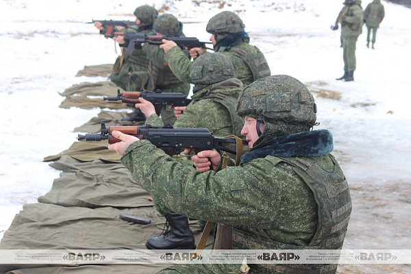 Занятия с военнообязанными, призванными из запаса на военный сбор
