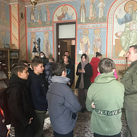 Школьники в гостях у минских суворовцев